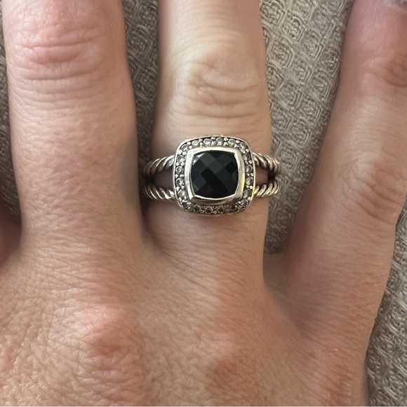 David Yurman Black Ring - Picture 1 of 2